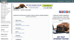 Desktop Screenshot of calcule.net
